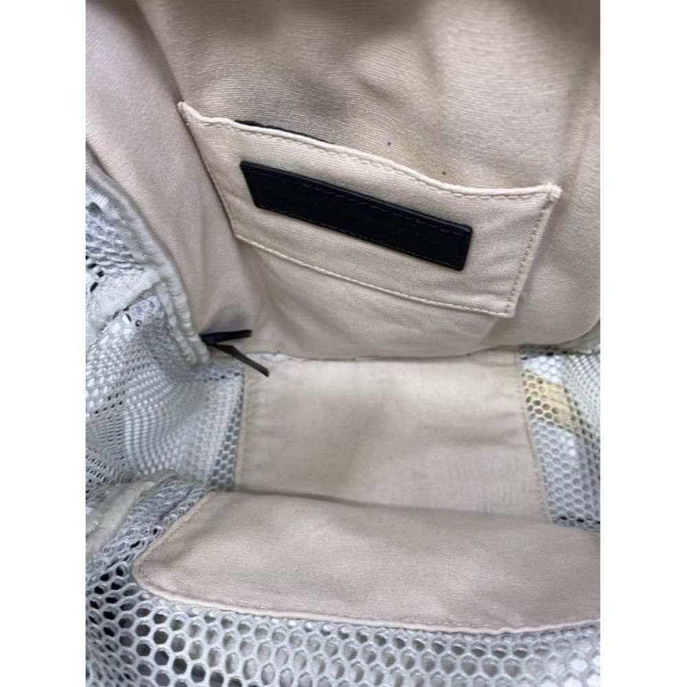 Rebecca Minkoff Net Mini Mab White Leather Backpack - Picture 11 of 11